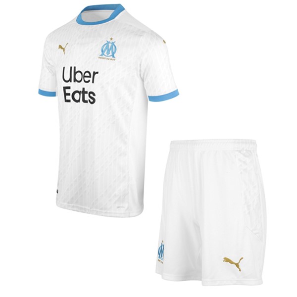 Camiseta Marsella Primera equipo Niños 2020-21 Blanco
